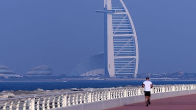 The temperature in Dubai is expected to drop to 22°C at times this week as winter draws near. Chris Whiteoak / The National