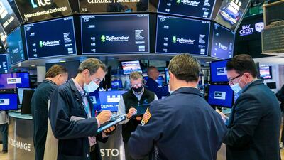 The recovery from last year’s deep recession gained steam at the beginning of this year, helped by vaccines to combat the virus and trillions of dollars in government assistance. New York Stock Exchange via AP