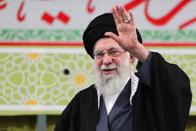 Iranian supreme leader Ayatollah Ali Khamenei. AFP