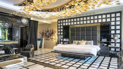 Adel Sajan says the master bedroom is his favourite part of the house, spread over 914 square metres.