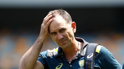 Australia coach Justin Langer. Getty