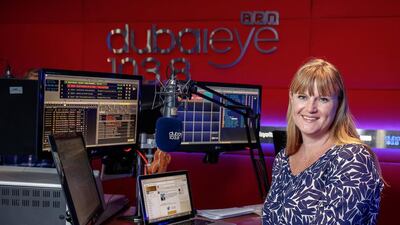 Brandy Scott has returned to the Business Breakfast show on Dubai Eye. Victor Besa for The National