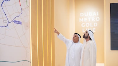 Sheikh Mohammed bin Rashid, Vice President and Ruler of Dubai, has announced plans for the Dubai Metro Gold Line. Photo: Sheikh Mohammed bin Rashid / X