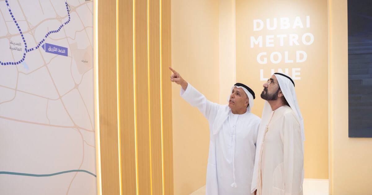 Dubai unveils $9bn Metro Gold Line linking city to suburbs and Etihad Rail