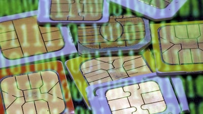 Electronic SIMs will replace tradition SIM cards, above, allowing people to change carriers with an app. Dado Ruvic / Reuters