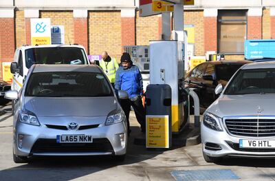 Drivers in the UK are grappling with record-high fuel prices as the cost-of-living crisis bites. EPA