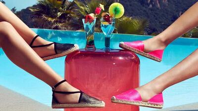 Jimmy Choo Espadrilles. Courtesy Jimmy Choo
