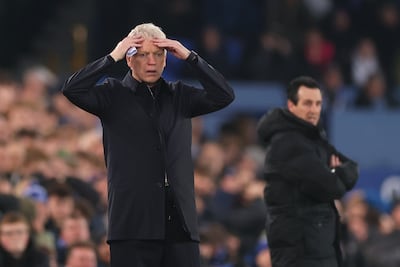 David Moyes' first game in charge since returning to Everton ended in defeat to Aston Villa. Getty Images