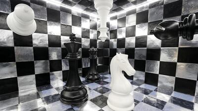 A chessboard in the Magic Park. Chris Whiteoak / The National