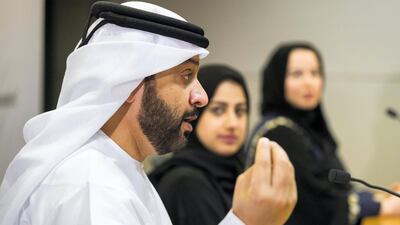 Salem Abdalla Bin Shabib says the Technology Innovation Pioneers healthcare awards will attract global talent. Christopher Pike / The National