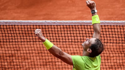 22) Nadal makes it a record-extending 22 majors with victory in the 2022 French Open. EPA