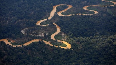 The Mucajai river in the state of Roraima, Brazil, is one of many tributaries that feed the Amazon. AFP