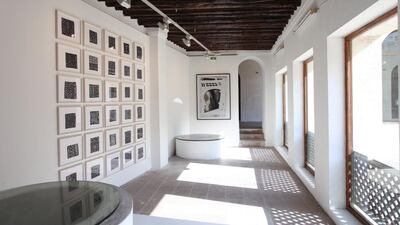 Some of Susan Hefuna's drawings and prints. Courtesy of Sharjah Art Foundation