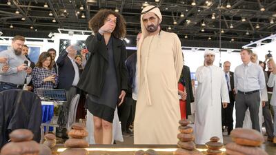 Sheikh Mohammed bin Rashid visited Art Dubai.