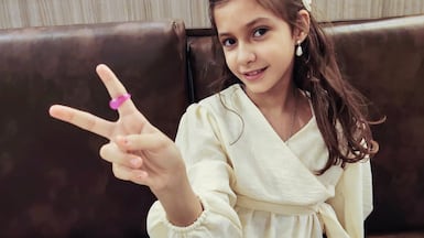 Mariam lost her arm when her home in Gaza was shelled. She came to the UK via Egypt. Photo: Project Pure Hope