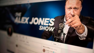 Far-right conspiracy theorist Alex Jones's Twitter account had been suspended for a week, the latest online platform to take action against him. AFP