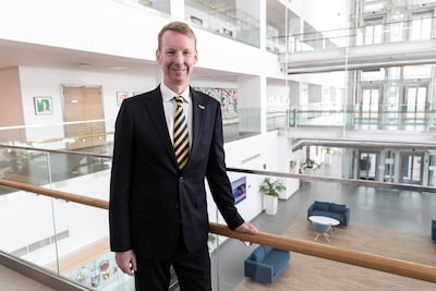 James Monaghan, principal of North London Collegiate School in Dubai. Antonie Robertson / The National