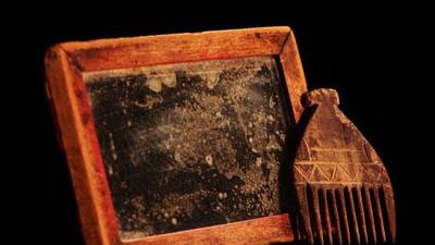 A comb and mirror from about the 1940s.