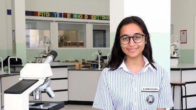 Alia Al Mansoori had plenty of resources at home from which she could draw. Satish Kumar / The National