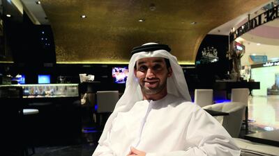 Zayed Al Falahi, the man behind the C House Lounge Cafe at Marina Mall in Abu Dhabi. Ravindranath K / The National