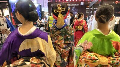 Colourful costumes at The Middle East Games Con.