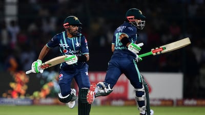 Pakistan unveiled their new jersey that will be worn by players during the 2022 T20 World Cup in Australia, which begins on October 16. AFP