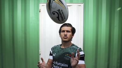 Abdullah El Haj has overcome type-1 diabetes to play for his school this weekend. Chris Whiteoak / The National