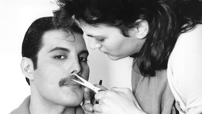 Musicians who sported a moustache include Queen singer Freddie Mercury. Getty