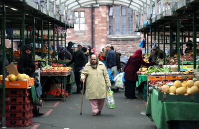 Birmingham's Bull Ring market. Birmingham is one of the UK's most ethnically diverse towns. Getty