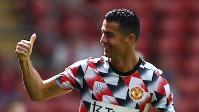 Cristiano Ronaldo ahead of the match against Southampton. Reuters