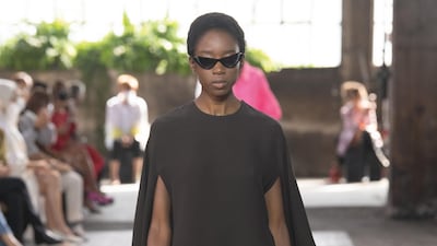 A look from the Valentino Collezione Milano show. Courtesy Valentino lf19 OCT Valentino 2