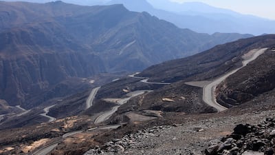 The mountains of Ras Al Khaimah. Pawan Singh / The National