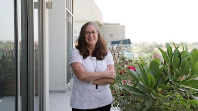 Maureen Hall, former helicopter engineer who now owns UAE swimwear brand Coega Sunwear, invested the family's savings into the business and did not take any external funding. Pawan Singh / The National
