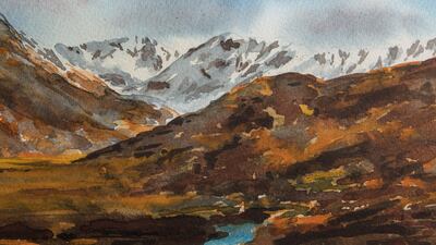 'From the Haughs, Glen Callater, towards Tolmount', by Prince Charles. Photo: Prince's Foundation