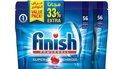 This may not be the most glamorous or exciting purchase, but it's certainly a good deal: pay Dh96.97 for 112 Finish dishwasher detergent tablets. That's a saving of Dh80.53 because dishwasher tablets are one of those things that are always surprisingly expensive.