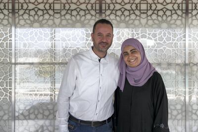 Fatma Hasan Shehab was the first patient in the UAE to receive a heart transplant, in September 2017. Reem Mohammed / The National