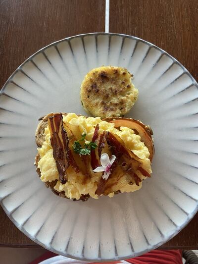 La Perle is a buzzy Mediterranean brasserie offering a menu filled with a mix of classics and inventive regional fare. Gemma White / The National