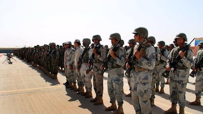 Afghan soldiers attend a graduation ceremony of Afghan National Army soldiers in Shorabak district of Helmand province, Afghanistan, 26 April 2018. The Afghan army has been plagued by desertions in recent times as militants continue to inflict high casualties. Watan Yar / EPA