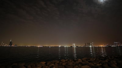 The UAE was one of the best places to view the lunar eclipse. Pawan Singh/ The National