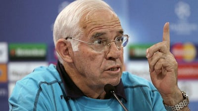 Luis Aragones managed Spain to a victory at the 2008 European Championships. Joao Abreu Miranda / EPA