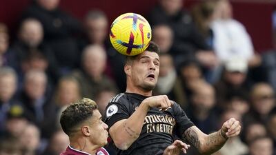 Granit Xhaka – 6, Was too slow on the ball at times but showed good energy and had a shot from the edge of the box blocked. EPA