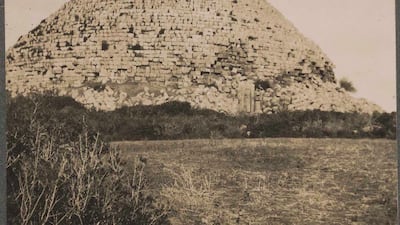 The Royal Mausoleum of Mauretania (Kubr-er-Rumia), Tipaza, Algeria, from Africa Album - A trip across northern Algeria, 1912-1920