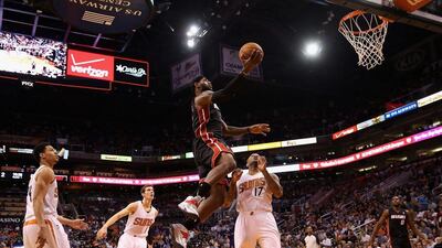 LeBron James scored 37 points for Miami on Tuesday night. Christian Petersen / Getty Images/ AFP
