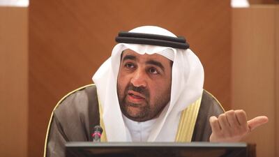 Dr Rashid bin Fahad, the Minister of Environment and Water. Fatima Al Marzooqi / The National