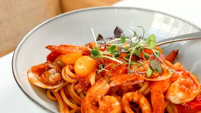 Seafood linguine