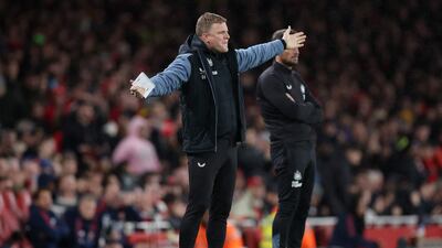 Newcastle manager Eddie Howe. Getty