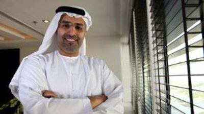 Riyad al Mubarak, the ADAA's chairman, at the launch of their annual report in Abu Dhabi on March 23, 2009.