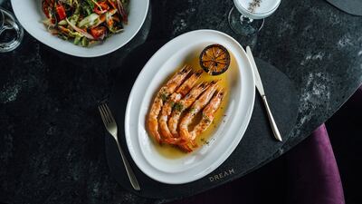 Prawns from the josper.