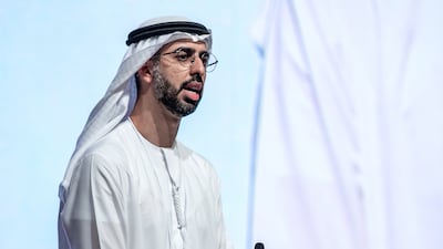 Omar Al Olama held a meeting with US officials to discuss the importance of data collection and transmission. Victor Besa / The National