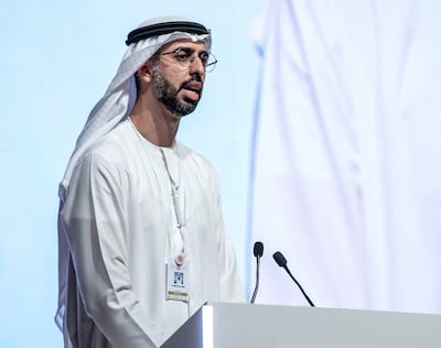 Omar Al Olama, UAE Minister of State for Artificial Intelligence, Digital Economy and Remote Work Application. Victor Besa / The National